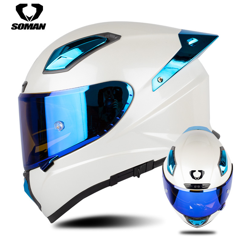 Carbon Fiber Lightweight Motorcycle Helmet - 소만 오토바이 헬멧 카본 파이버 풀페이스