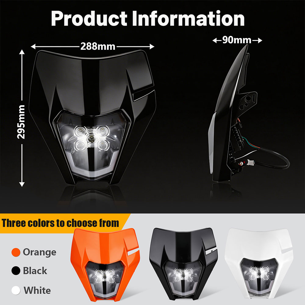 5 LED 헤드라이트 헤드램프 램프 KTM SX SXF - Universal Motorcycle Led Headlight Projector 리뷰 및 가격