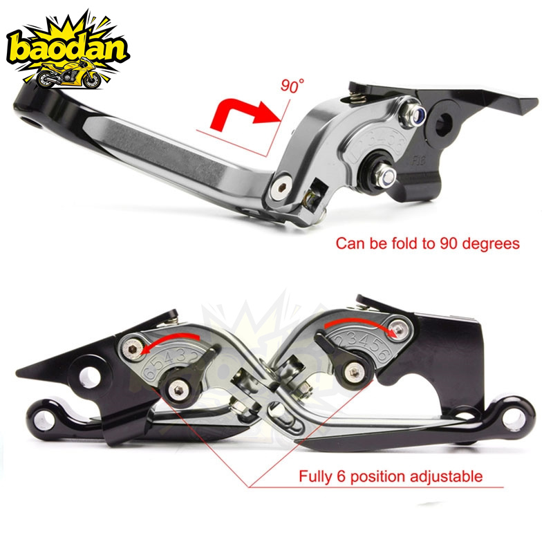 오토바이 액세서리 조절 가능 확장형 접이식 브레이크 클 - Cnc Aluminum Adjustable Brake Clutch Levers 리뷰 및 가격