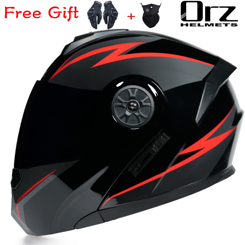 ORZ-161 최신 DOT 인증 안전 모듈식 플립 오토 - Dual Visor Motorcycle Racing Helmet 리뷰 및 가격