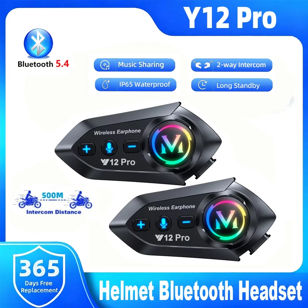 Y12 Pro 오토바이 헬멧 블루투스 인터콤 음성 어시 - Full Face Motorcycle Helmet With Bluetooth 리뷰 및 가격