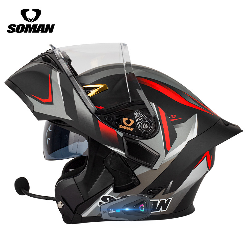 소만 플립업 오토바이 헬멧 풀페이스 DOT 오토바이 헬 - Dual Visor Motorcycle Racing Helmet 리뷰 및 가격