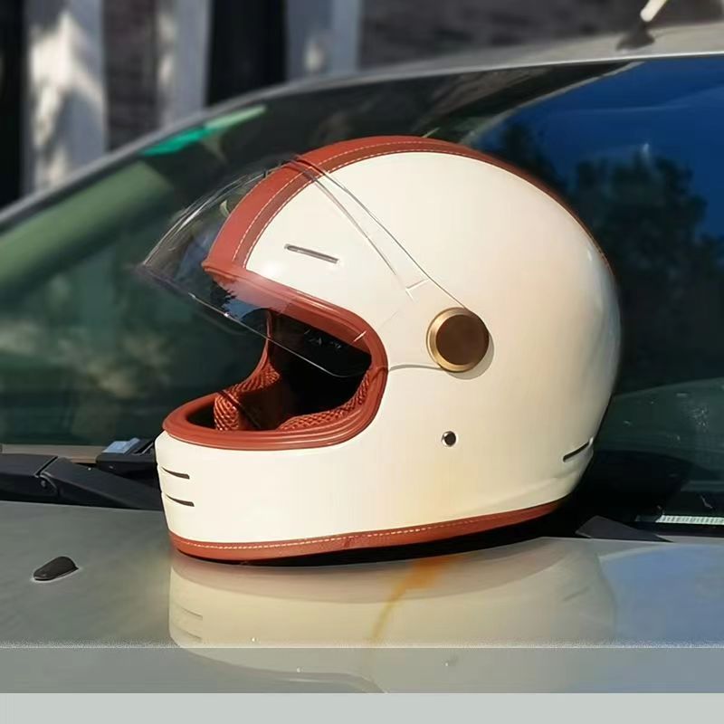 빈티지 카스크 오토바이 헬멧, 레트로 오픈 페이스, D - Vintage Open Face Retro Helmet 리뷰 및 가격